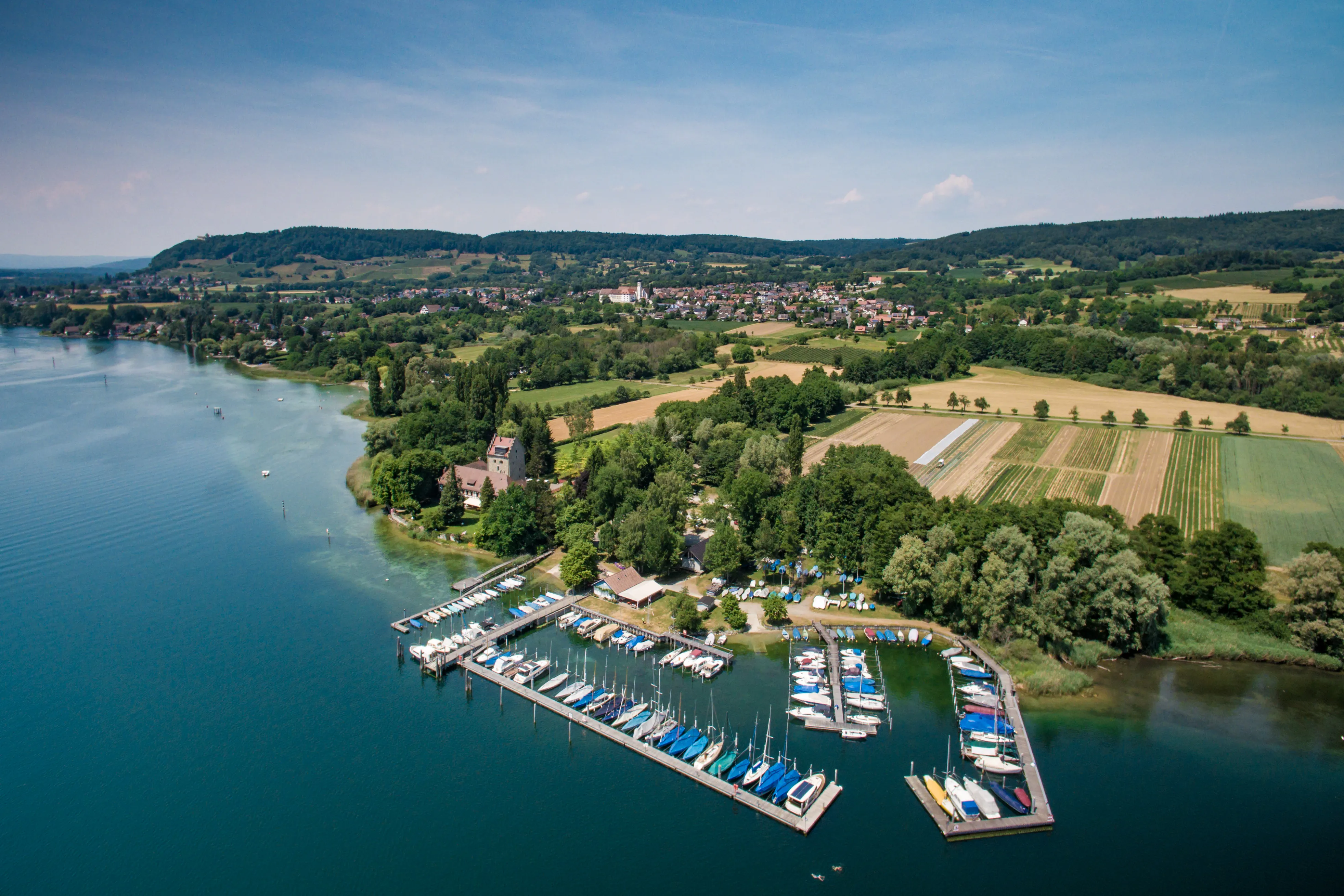 Lage der Feuerwache am See